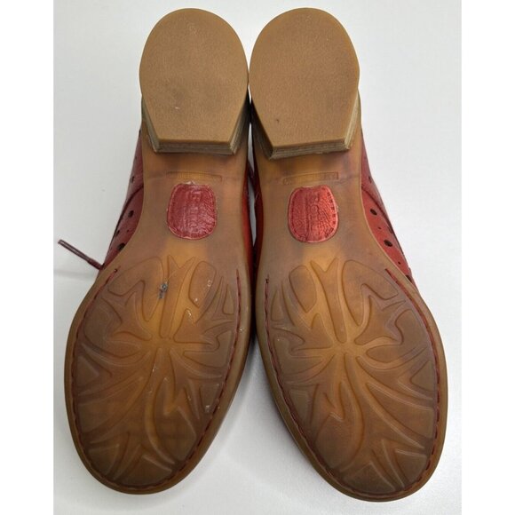 Born Dallyce Oxfords in Red Brick Size 37 6.5 US - Picture 10 of 11
